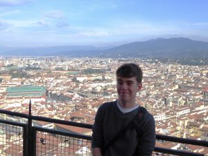 SPC Biology student Michael Gruber in Italy in Spring 2016