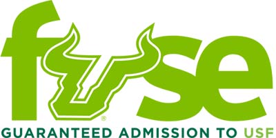 FUSE logo, Guaranteed admission to USF