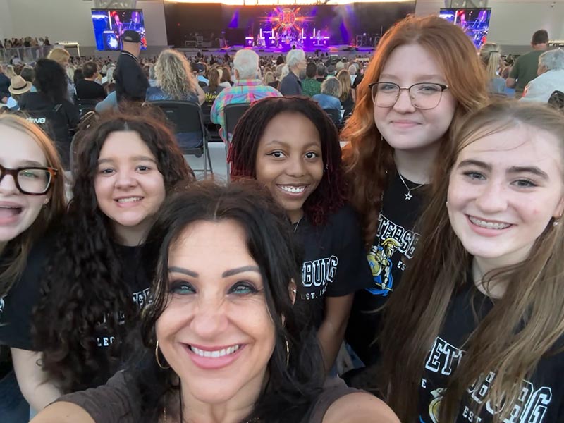 SCPHS chorus students