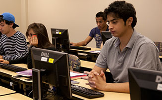 students seated in a classroom