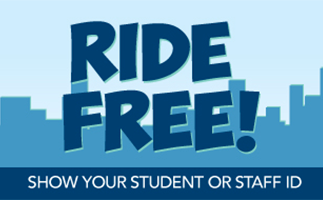Pinellas County Transit Authority. Ride free. show your student or staff ID