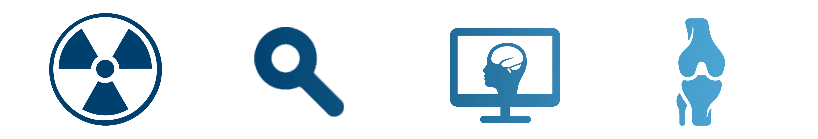 blue radiograpthy icons