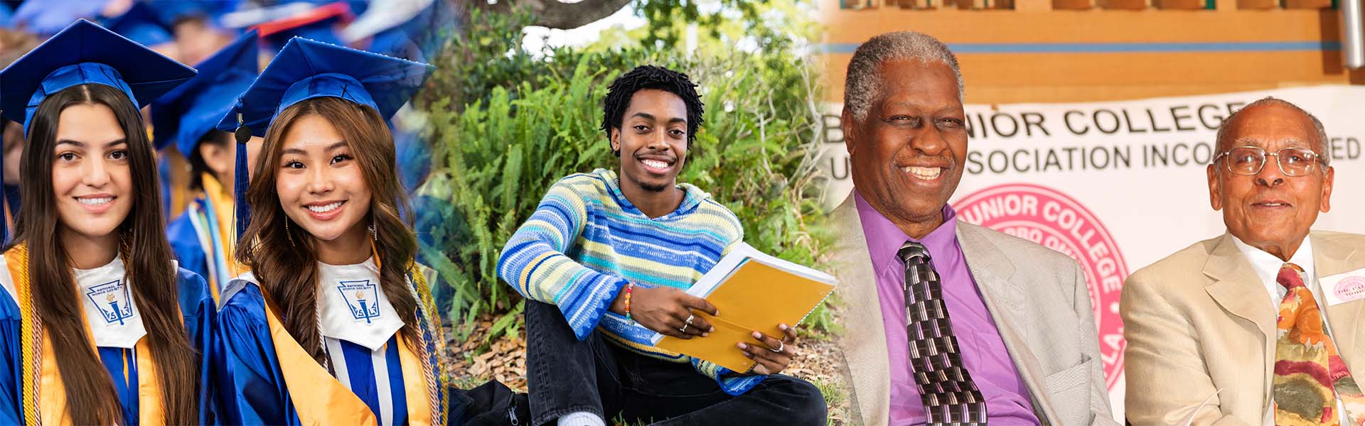 collage of SPC graduates, a student and Gibbs Alumni inductees