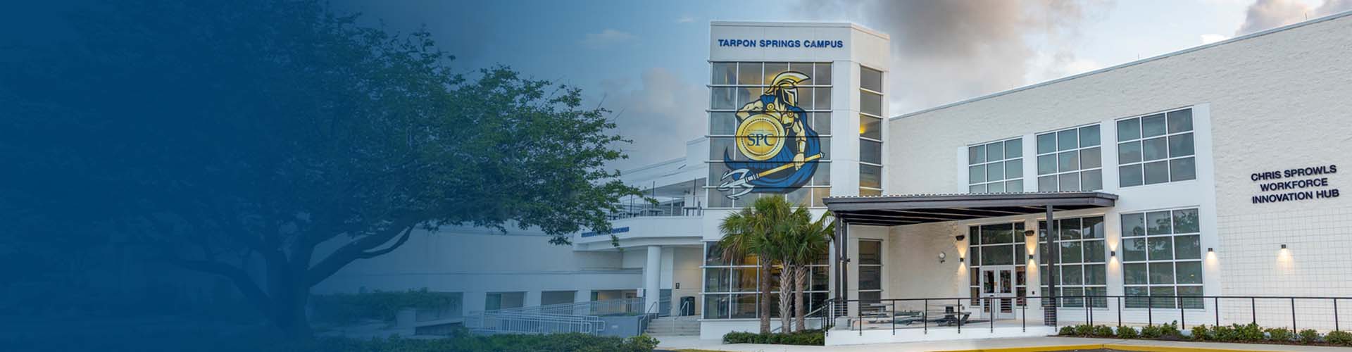 Chris Sprowls Workforce Innovation Hub building on Tarpon Springs Campus