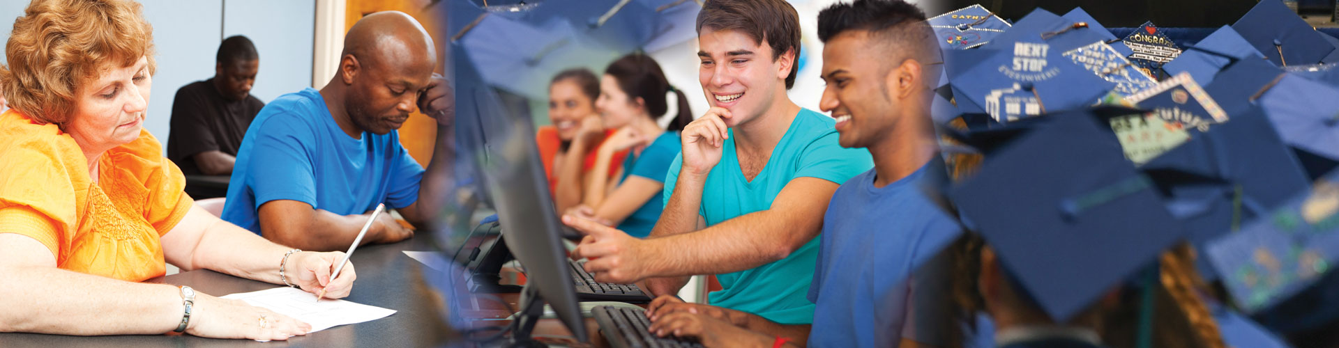 collage of images of groups of people