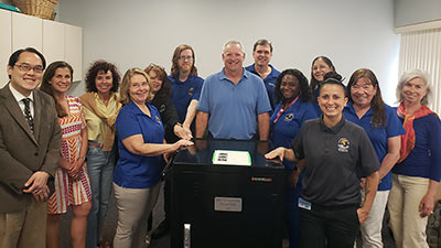 Carroll Family Gives Back to SPC with Laptop Lending Library banner image