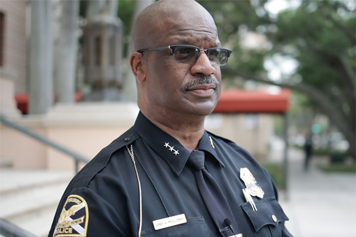 portrait of Anthony Holloway, St. Petersburg Police Chief