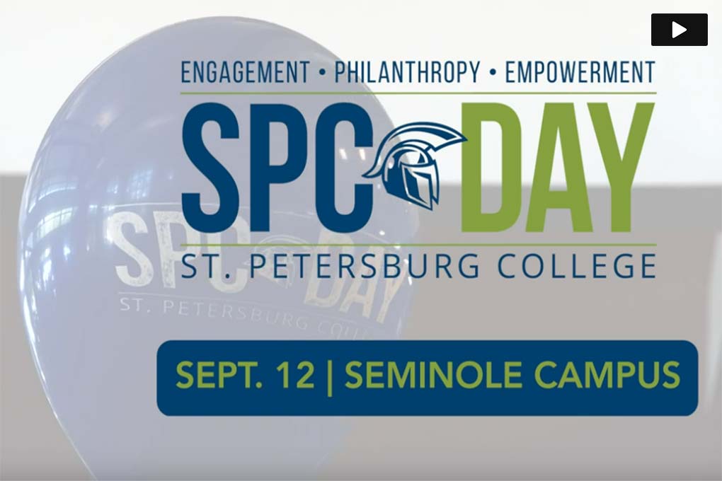 YouTube video poster for SPC Day 2024: Engagement, Philanthropy, Empowerment; SPC Day. St. Petersburg College, September 12th 2024, Seminole Campus