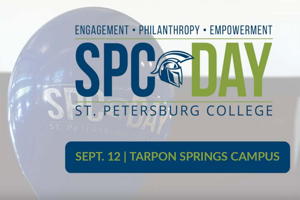 YouTube video poster for SPC Day 2025: Engagement, Philanthropy, Empowerment; SPC Day. St. Petersburg College, September 12th 2025, Tarpon Springs Campus