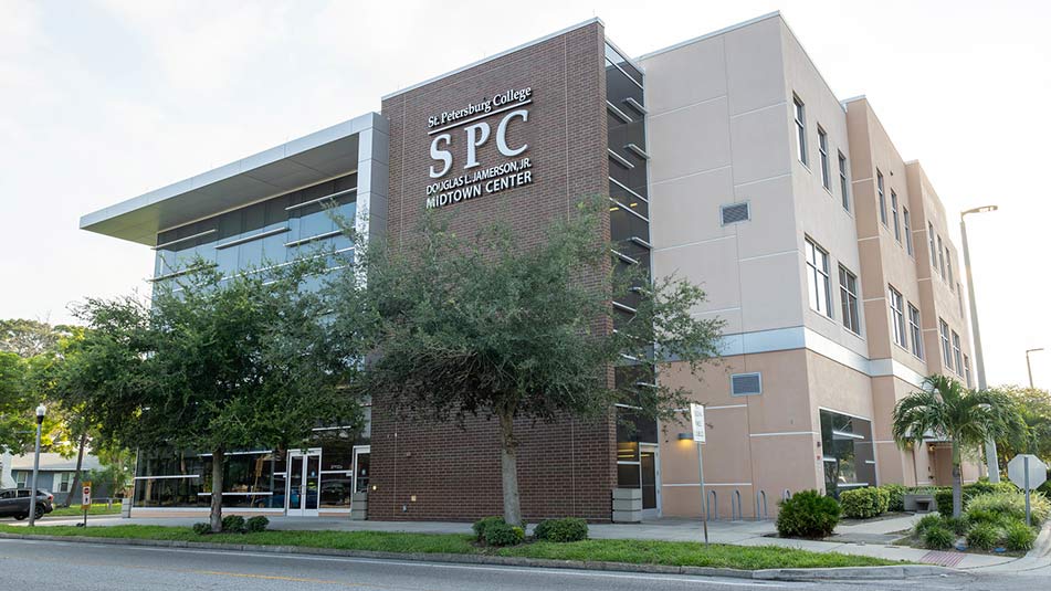 daytime image of SPC's Midtown Center