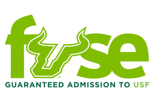 FUSE logo, Guaranteed admission to USF