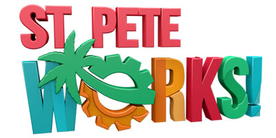 Saint Pete Works logo